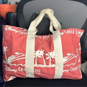 FREE Disney Cruise Line Red Tote Bag